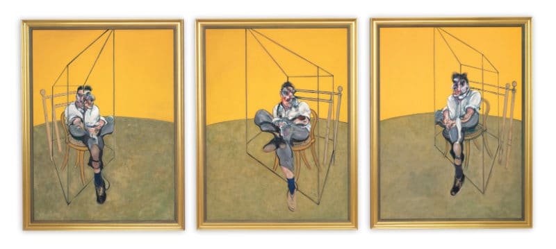 Les peintures les plus chères - Trois études de Lucian Freud - Francis Bacon