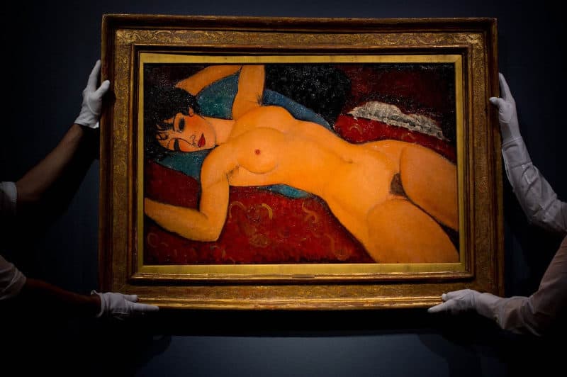 Les tableaux les plus chers - Nu couché - Amedeo Modigliani