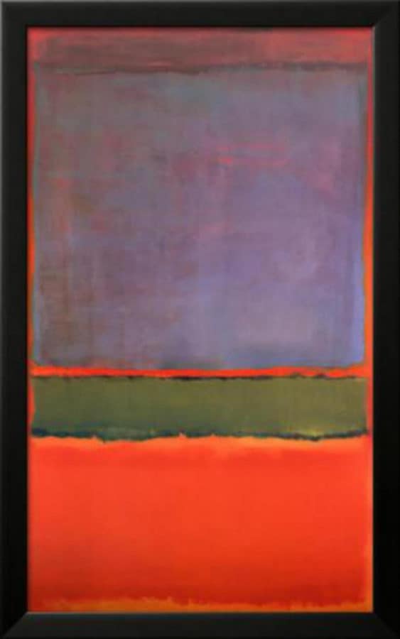 Les peintures les plus chères - n° 6 (Violet, vert et rouge) - Mark Rothko