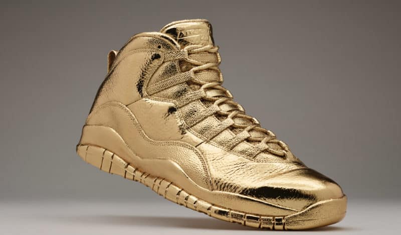 Les baskets les plus chères - Or massif OVO x Air Jordans
