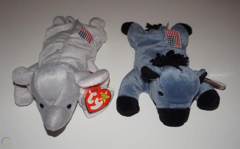 Les bébés en bonnet les plus chers - Lefty the Donkey et Righty the Elephant
