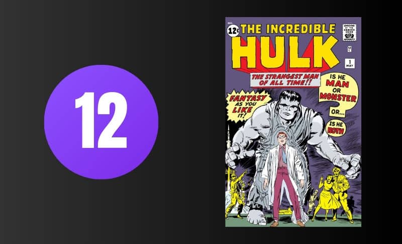 Les bandes dessinées les plus chères - Incredible Hulk #1