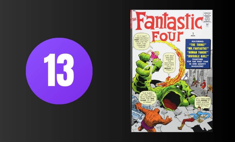 Les bandes dessinées les plus chères - Fantastic Four #1
