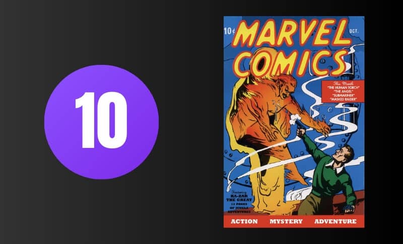 Les bandes dessinées les plus chères - Marvel Comics #1