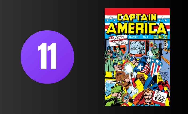 Les bandes dessinées les plus chères - Captain America #1