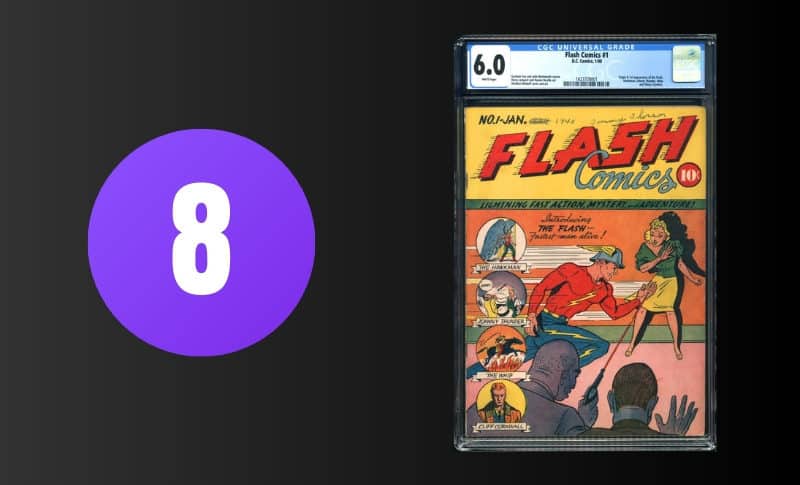 Les bandes dessinées les plus chères - Flash Comics #1