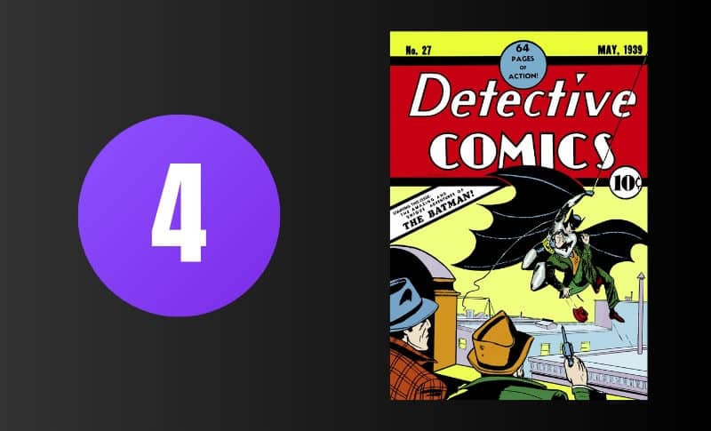 Les bandes dessinées les plus chères - Detective Comics #27