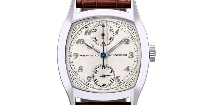 Les montres les plus chères - Patek Philippe 1928 Chronographe à bouton unique