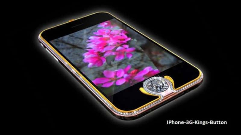 Téléphones les plus chers - Bouton Kings de l'iPhone 3G