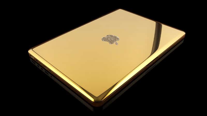 Ordinateurs portables les plus chers - MacBook Pro 24 Karat Gold