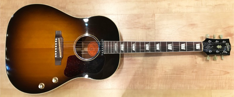 Les guitares les plus chères - Gibson J-160E Acoustic-Electric 1962 de John Lennon