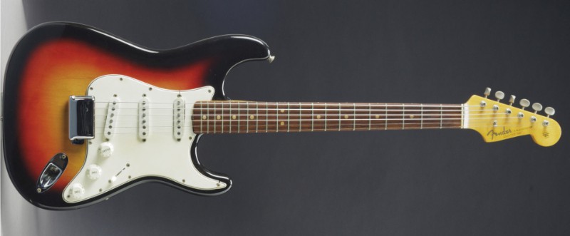 Les guitares les plus chères - Fender Stratocaster de Bob Dylan au Newport Folk Festival en 1964