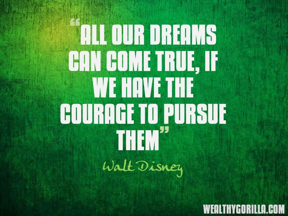 Citations de Walt Disney sur les images de motivation