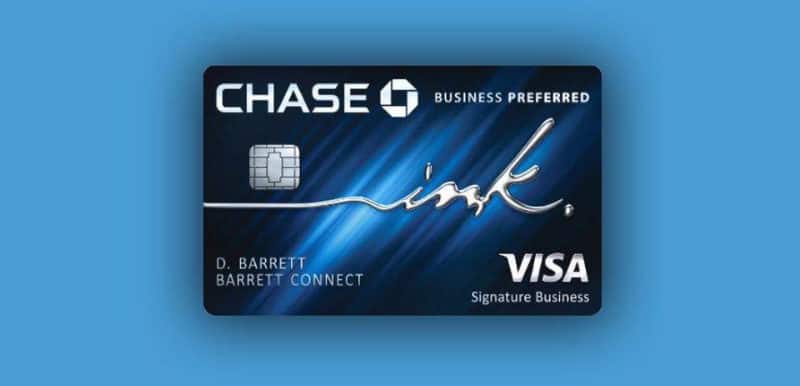 Les meilleures cartes de crédit - Chase Ink Business Preferred