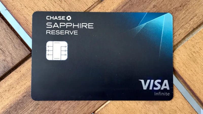 Les meilleures cartes de crédit - Chase Sapphire Reserve