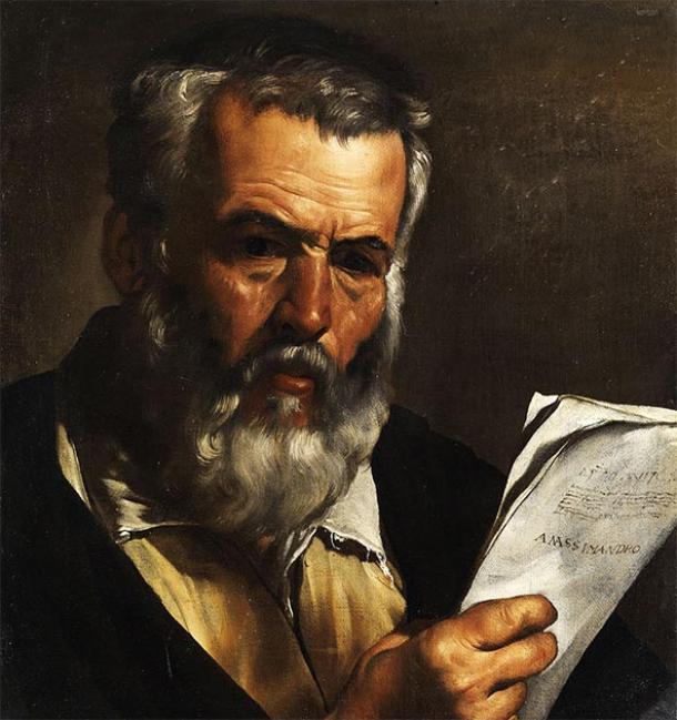 Portrait de l'ancien astronome grec Anaximandre. (Pietro Bellotti / Domaine public)