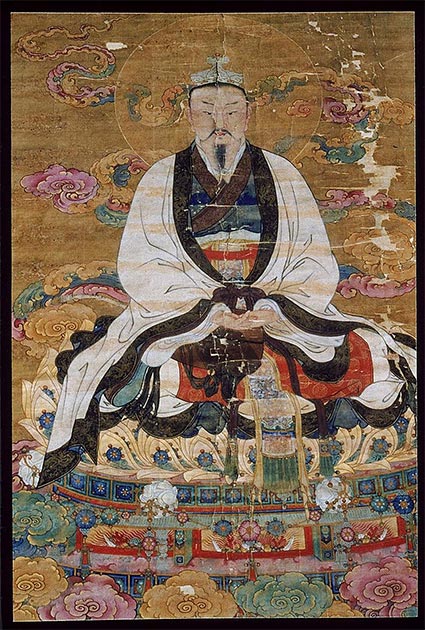 Représentation de la divinité chinoise, l'empereur de Jade qui était le mari de Xiwangmu, la Reine mère de l'Occident. (Domaine public)