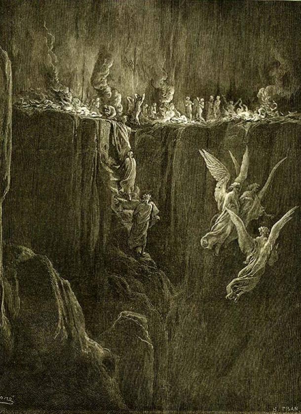 Illustration pour le Purgatoire de Dante par Gustave Doré