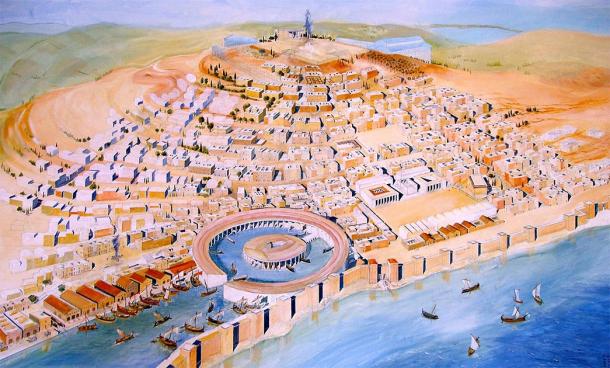 Représentation de l'ancienne Carthage du Musée de Carthage. (vrille damienne / CC BY-SA 2.0)