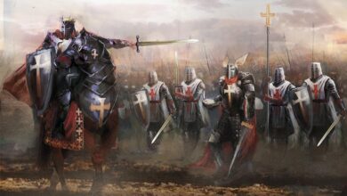 Depiction of the German Knights Templar.    Source: vukkostic / Adobe stock