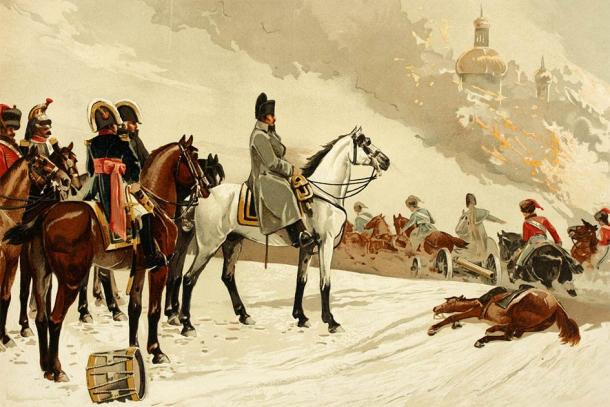 Napoléon pendant la campagne de Russie de 1812, l'un des rares qu'il ait perdu. (Emilio Ereza / Adobe Stock)