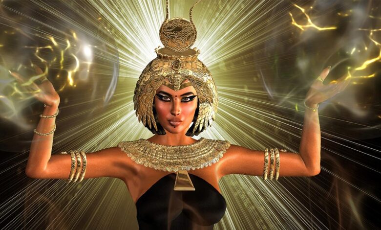 Ancient Egyptian Goddess. Credit: tk0920 / Adobe Stock