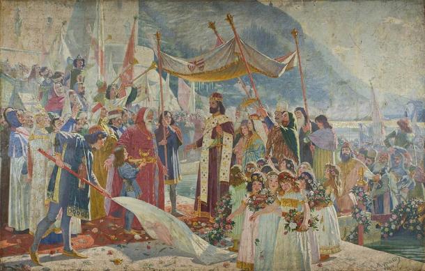 Dušan le Puissant s'est proclamé tsar de l'Empire serbe. (Domaine public)