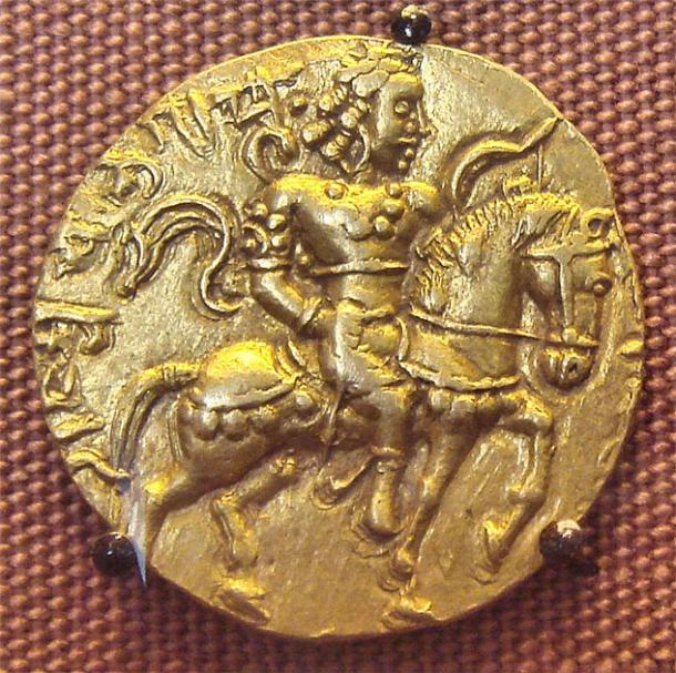Pièce de monnaie du roi Gupta Chandragupta II. (CC BY-SA 3.0)