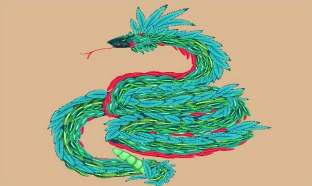 Quetzalcoatl, le serpent à plumes. (Kazakova Maryia /Adobe Stock)