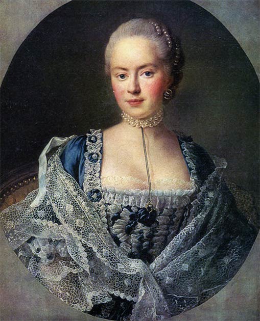 Portrait de la comtesse Darya Petrovna Saltykova. (Domaine public)