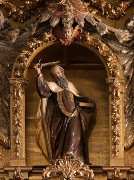Une figure du prophète Elie à Sainte Thérèse d'Avila, en Espagne. (Lawrence OP / CC BY-NC-ND 2.0)