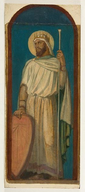 Ezéchias, roi de Juda. (Flandrin d'Hippolyte / Domaine public)