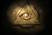 The all-seeing Eye of Providence symbol 	Source: markus dehlzeit / Adobe stock