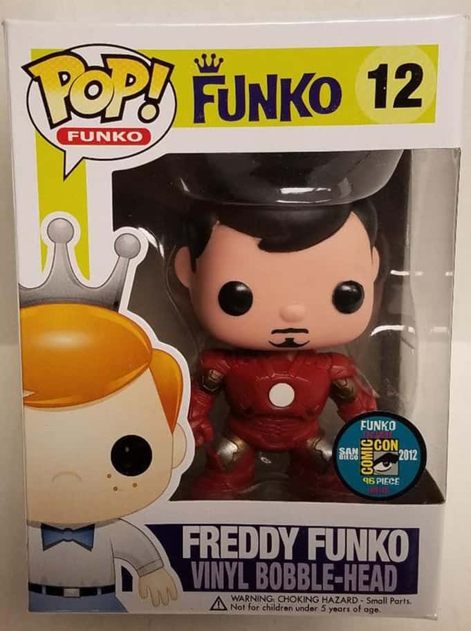 Les meilleurs vinyles pop funko - Tony Stark Freddy Funko (Metallic)