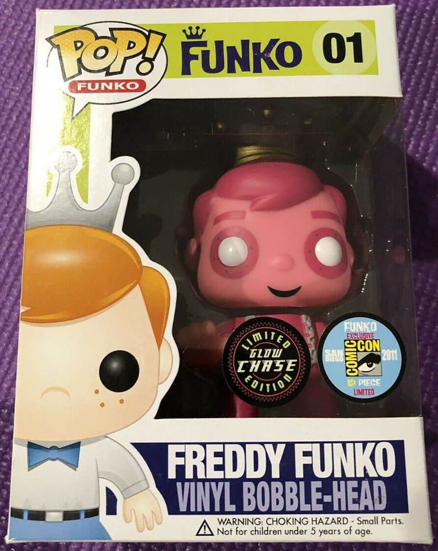Les vinyles Funko Pop les plus chers - Frankenberry Freddy Funko (GITD)