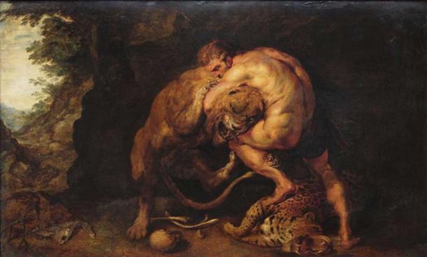 Héraclès et le lion Némée de Peter Paul Rubens