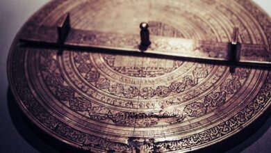 Example of an ancient calendar. The ancient Egyptians created a calendar with 365 days in a year.