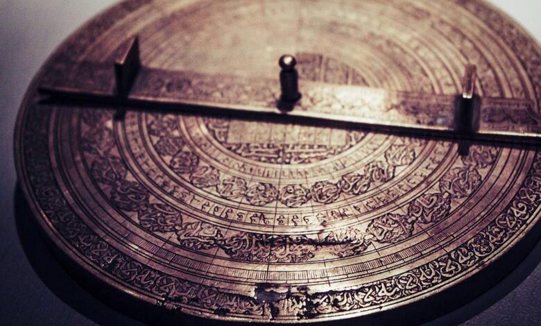 Example of an ancient calendar. The ancient Egyptians created a calendar with 365 days in a year.