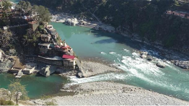Rudraprayag, l'un des cinq confluents sacrés des rivières Alaknanda et Mandakini, qui abrite le temple de Rudranath. (Sushant Pandey / Connaissance de l'Inde)