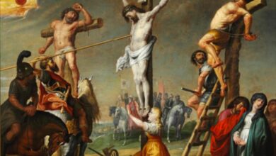 Longinus piercing Christ’s side with the Holy Lance    Source: Gerrit De La Vallé / Public domain