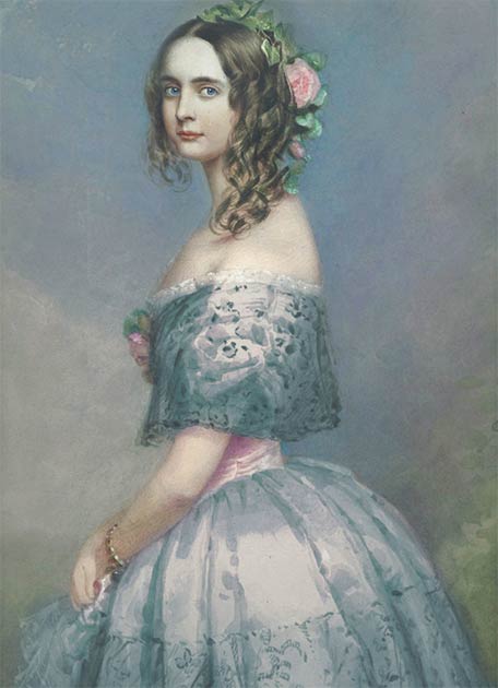 La princesse Alexandra de Bavière (1818-1875). (Domaine public)