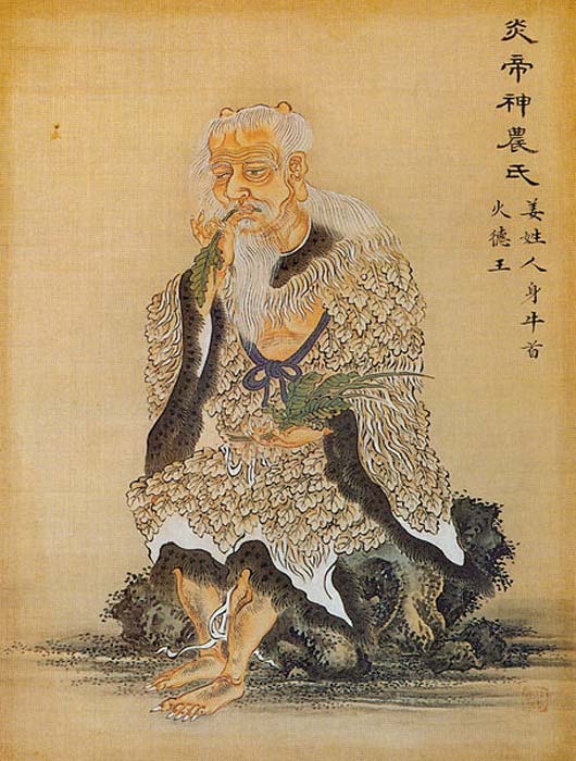 Shennong, (peut-être aussi Yandi), l'un des empereurs mythiques de la Chine antique.