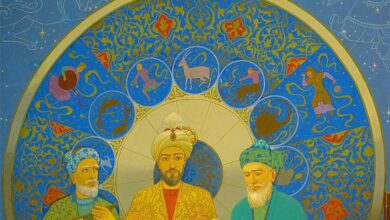 Painting of astronomers located at the Ulugh Beg Observatory in Samarkand, Uzbekistan. Source: LoggaWiggler / CC0
