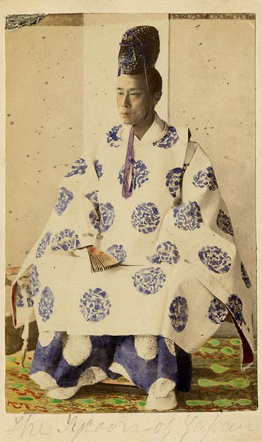 Yorimoto, le dernier shogun Tokugawa (Studio Frederick Sutton / Domaine public)