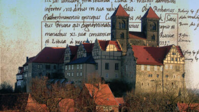 Quedlinburg Castle and Monastery, Quedlinburg, Germany where the Annals of Quedlinburg were written.