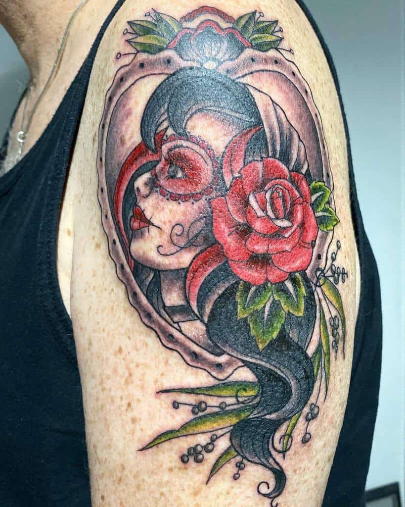 bras gitan rose tatouages traci_heaslewood_tattoo