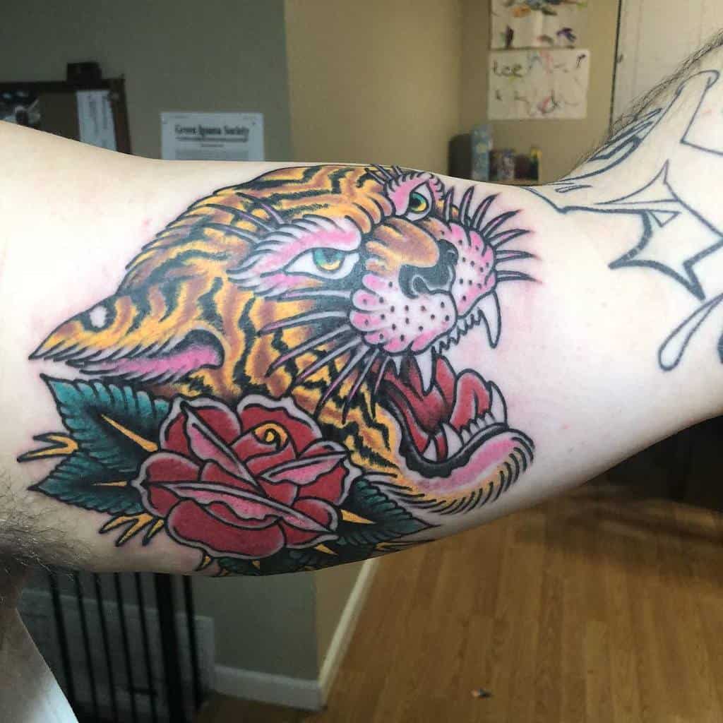 bras tigre rose tatouages tatouagesbytrent
