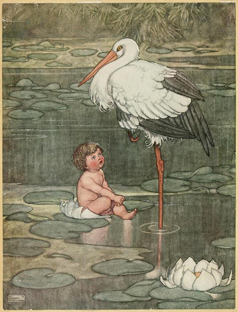 Illustration dans les contes de Hans Andersen (1913) Londres : Gendarme. (Domaine public)