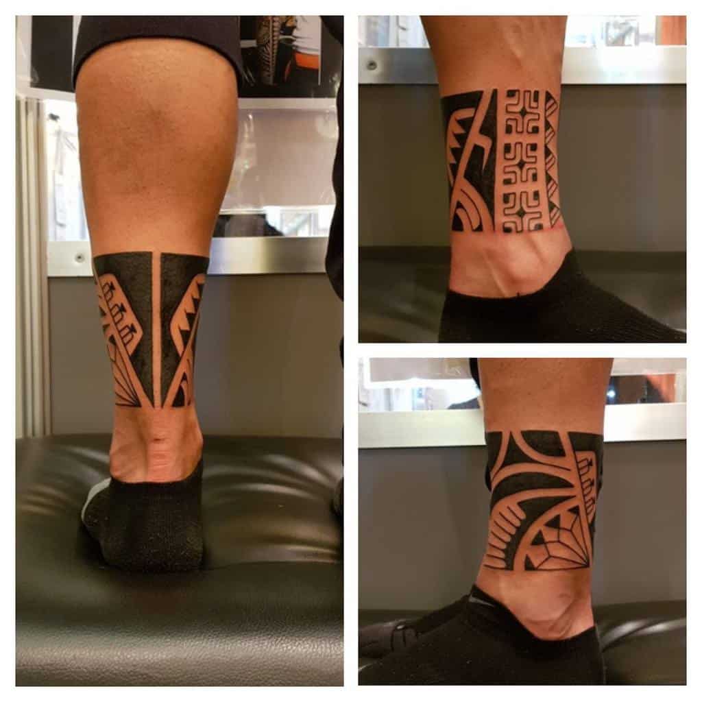 Tatouages de petites chevilles tribales street_art_tattoo