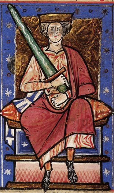 Aethelred the Unready ordonne l'exécution de tous les Danois vivant en Angleterre le jour de la Saint-Brice 1002. (Domaine public)